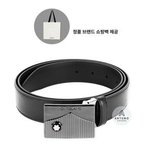 [몽블랑 브랜드 쇼핑백 제공] 몽블랑 로고 각인 사각 버클 199090