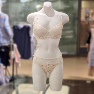 [와코루] 샤이니 플라워브라AB컵/백레이스팬티SET (WBR2051WPT2051A)