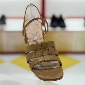 [엘칸토] 여성 양가죽  2WAY 뮬 샌들 베이지 W23U526