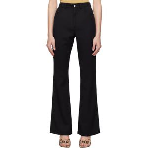 25 FW Re Done 여성 블랙 라이딩 트라우저 데님 진 251800F069007