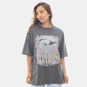 빌라봉 여성 그래픽 프린트 루즈 반팔티 WF11ST122OFB