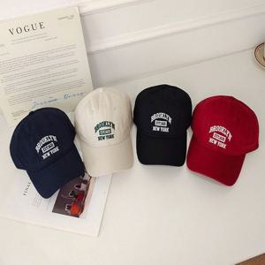 브루클린 영문모자 볼캡 남녀공용 베이직모자 4컬러