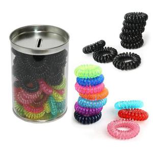 무매듭 꽈배기 스프링 헤어밴드 50P 깡통악세서리