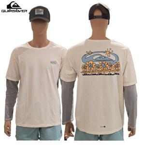 [퀵실버] UPF 50+ 레이어드 긴팔 래쉬가드 QF21RS037_OWH