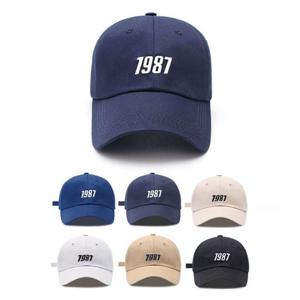 남자 여자 캐주얼볼캡 커플모자 데일리 1987 야구모자