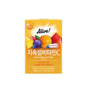 얼라이브 지속성비타민C 30정 (1개월분)
