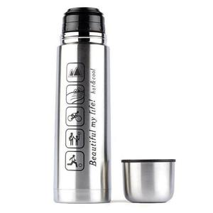 500ml 스텐 진공보온병 원터치 보온보냉병