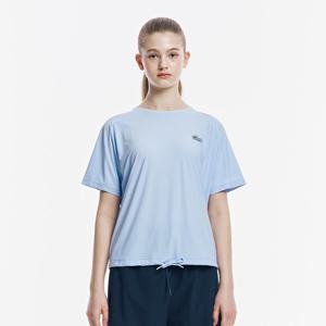 [스케쳐스 어패럴] 여성 초냉감 트리코트 반팔 티셔츠_SL3WTCFM062