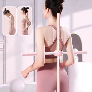 십자 등스트레칭 스트레칭바 요가봉 기구 스틱 막대