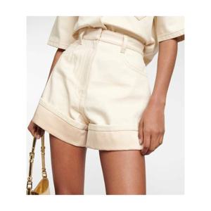 (명품) 프라다 코튼 데님 쇼츠 GFP485 S222