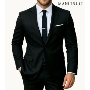 [맨잇슈트]프리미엄)25S/S 신상품 블랙 파워스판 다계절 포멀핏 정장세트_MAKA0111 DR4435