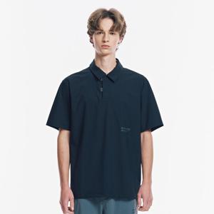 [스케쳐스 어패럴] 남성 초냉감 트리코트 카라 티셔츠_SP3MTCFM022