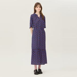 [베네통] 프룻 패턴 시어서커 원피스_BAOP52531VO