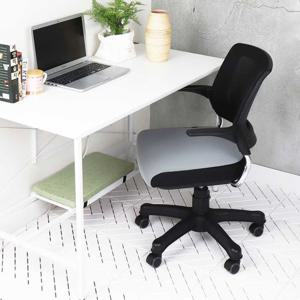 JAZ25-BK2 블랙 팔걸이 메쉬의자 책상용 사무실