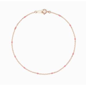 [로이드] 주문제작 컬러 볼 체인 핑크 14k 팔찌 LWB2106PG