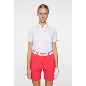 제이린드버그 SS25 여성 LEE 골프 반팔 티셔츠 화이트 GWJT11810