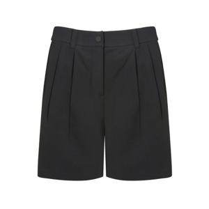 헤지스골프  (HWPA5B354BK) 블랙 턱장식 반바지