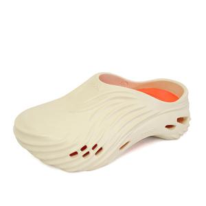 크록스 에코 웨이브 클로그 샌들 슬리퍼 베이지 210521-108