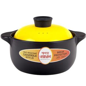 찜용냄비 에비앙내열냄비(2000ml) 도자기냄비