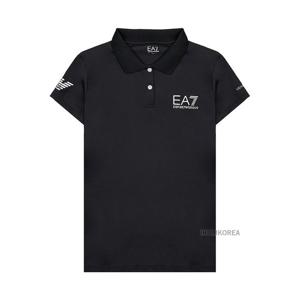 [EA7] SS25 여성 로고 폴로 티셔츠 8NTF70 TJEMZ 1200