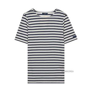 [세인트 제임스] SS25 공용 레반트 티셔츠 9863 50 ECRU MARINE