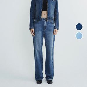 [버커루]여성 뉴 와이드핏 데님팬츠 청바지 B245DP800P