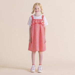 [택가44800원]유리에 체크 뷔스티에 원피스 JXUOP21