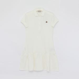 몽클레어키즈 25SS 카라 반팔 여아 원피스 8I00014 89AL2 034/8A