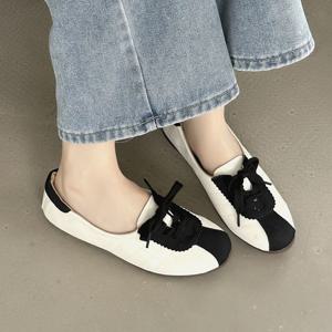 어바웃슈 1cm굽 배색 포인트 스니커즈 운동화 단화 25ab015