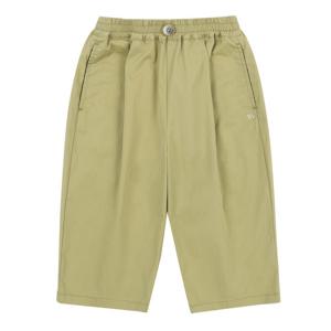 [빈]그린 7부 면 스판 팬츠BZ21PT04YG