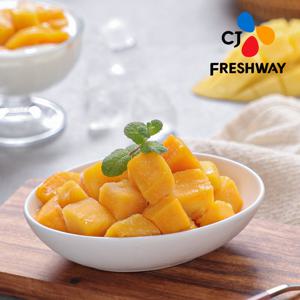 [CJ프레시웨이] 이츠웰 달콤한 아이스 골드 망고다이스 1kg 2개/베트남산