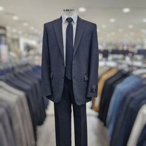 [바쏘옴므]차콜그레이 울스판 싱글수트 레귤러핏 상의 WSY1JW16A