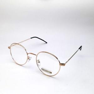 (rorgge) 남자 여자 가벼운 원형 메탈 안경 1060