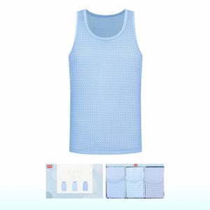 BYC 남성 메쉬 모시메리 순면 민소매 러닝 3매입 QWB5210