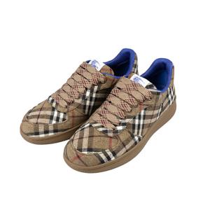 [로로모다] 버버리 체크 레이스업 남성 스니커즈 / 8105189