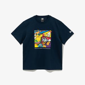 [뉴에라키즈]14733467 포켓몬 카툰 티셔츠 문릿 오션