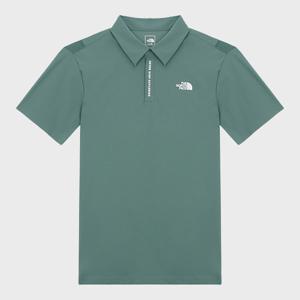[노스페이스] 남성 아이스그린 반팔 폴로 NT7PR01D_SPI