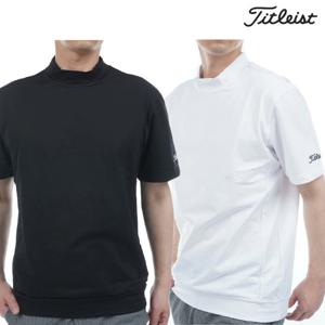 타이틀리스트 남성 하프넥 실루엣 반팔티셔츠 TMPMS102J