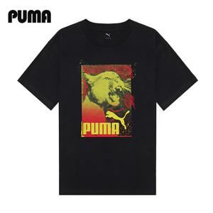 푸마 그래픽 포토프린트 남자 반팔 티셔츠 684836-01