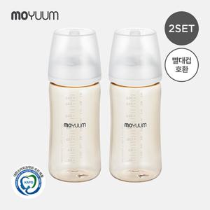 [모윰] 3세대 PPSU 올인원 베이직 젖병 270ml 2팩