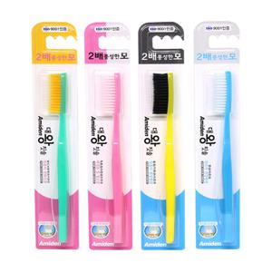 아미덴 대왕칫솔 부드러운 이중슬림모 12개