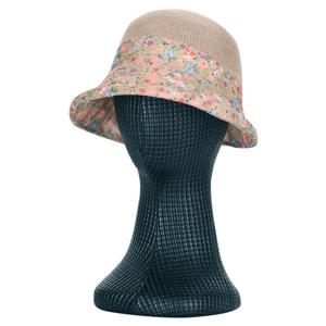 샵앤) 여성 잔꽃 지사 접이 벙거지 모자 KM-WH-0826-베이지