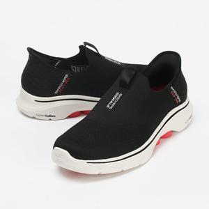 스케쳐스 운동화 고워크7 남성 슬립온 블랙/화이트 216641BKW