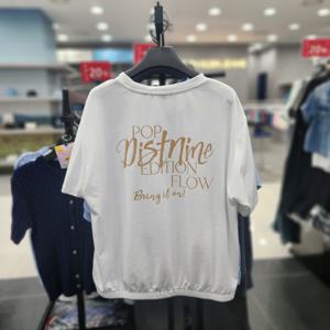 [리트머스](여성) 여성 밑단 밴딩 반팔티LP2TF264