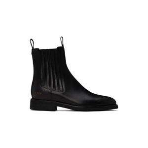 Golden Goose 첼시부츠 블랙 가죽 첼시 부츠 241264M223001