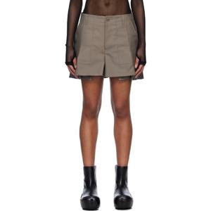 사카이 반바지 토프 WTAPS 코튼 백 새틴 쇼츠 251445F088004