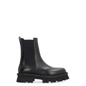 페라가모 청키솔 카프스킨 첼시 부츠 1224457