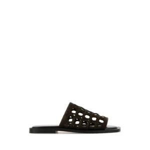 페라가모 간치니 카프스킨 슬라이드 1972817