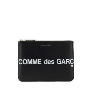 꼼데가르송 로고 레터링 레더 클러치백 1903899