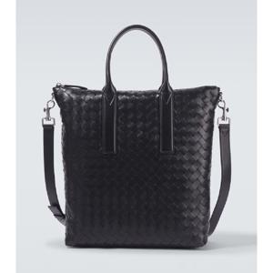 Bottega Veneta Classic 인트레치아토 레더 토트 백 P00998818